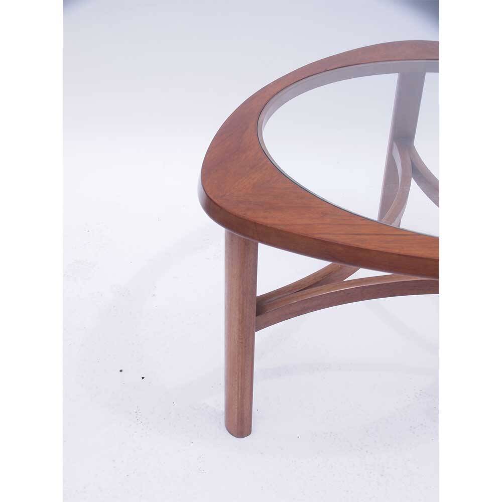 Nathan Tricester vintage dark honey coffee table