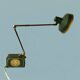 Vintage Tensor desk lamp in black metal and brass