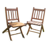 Chaises enfants en bois