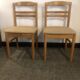 Paire de chaises scandinaves années 70