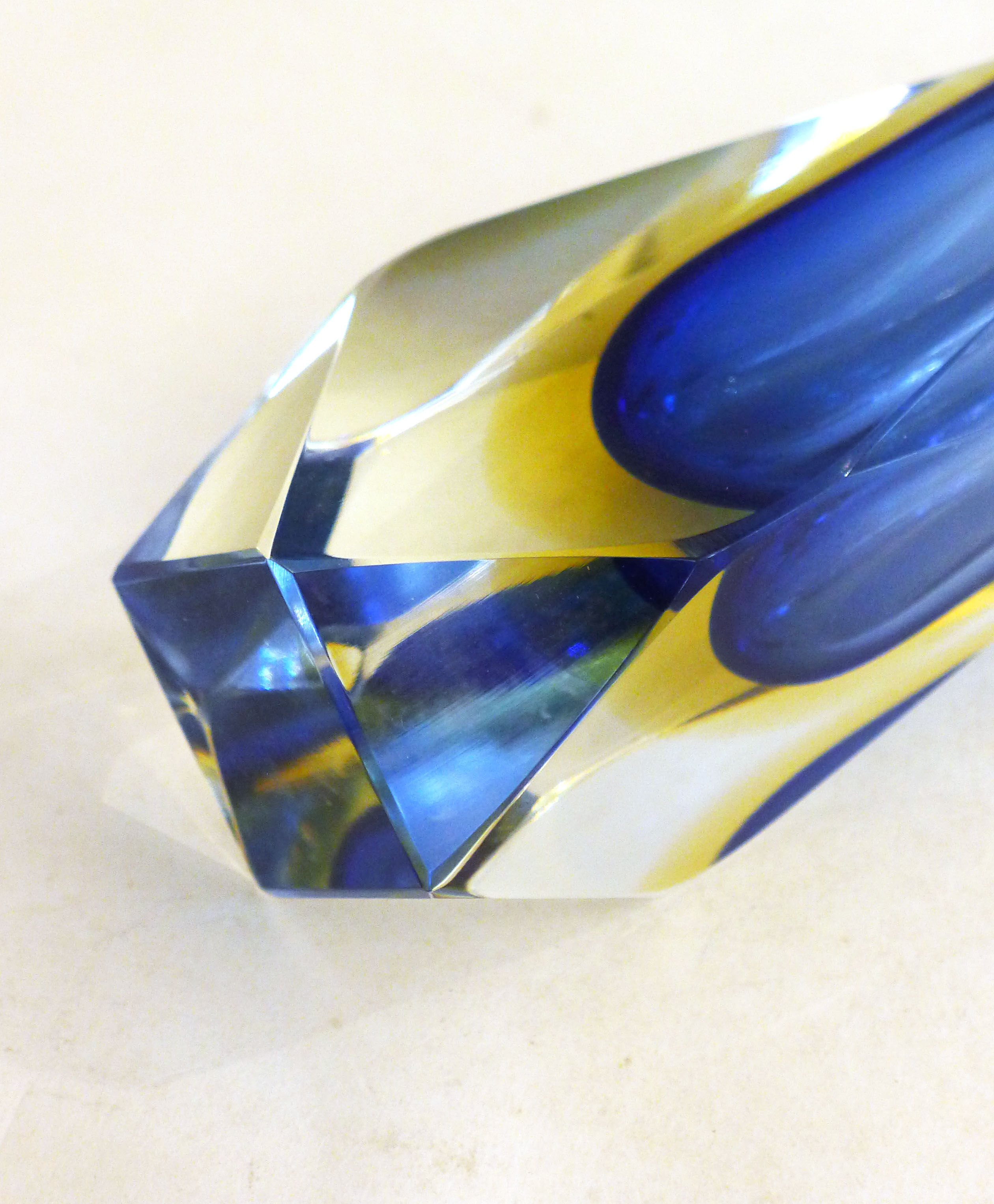 Murano Sommerso Vase F. Poli