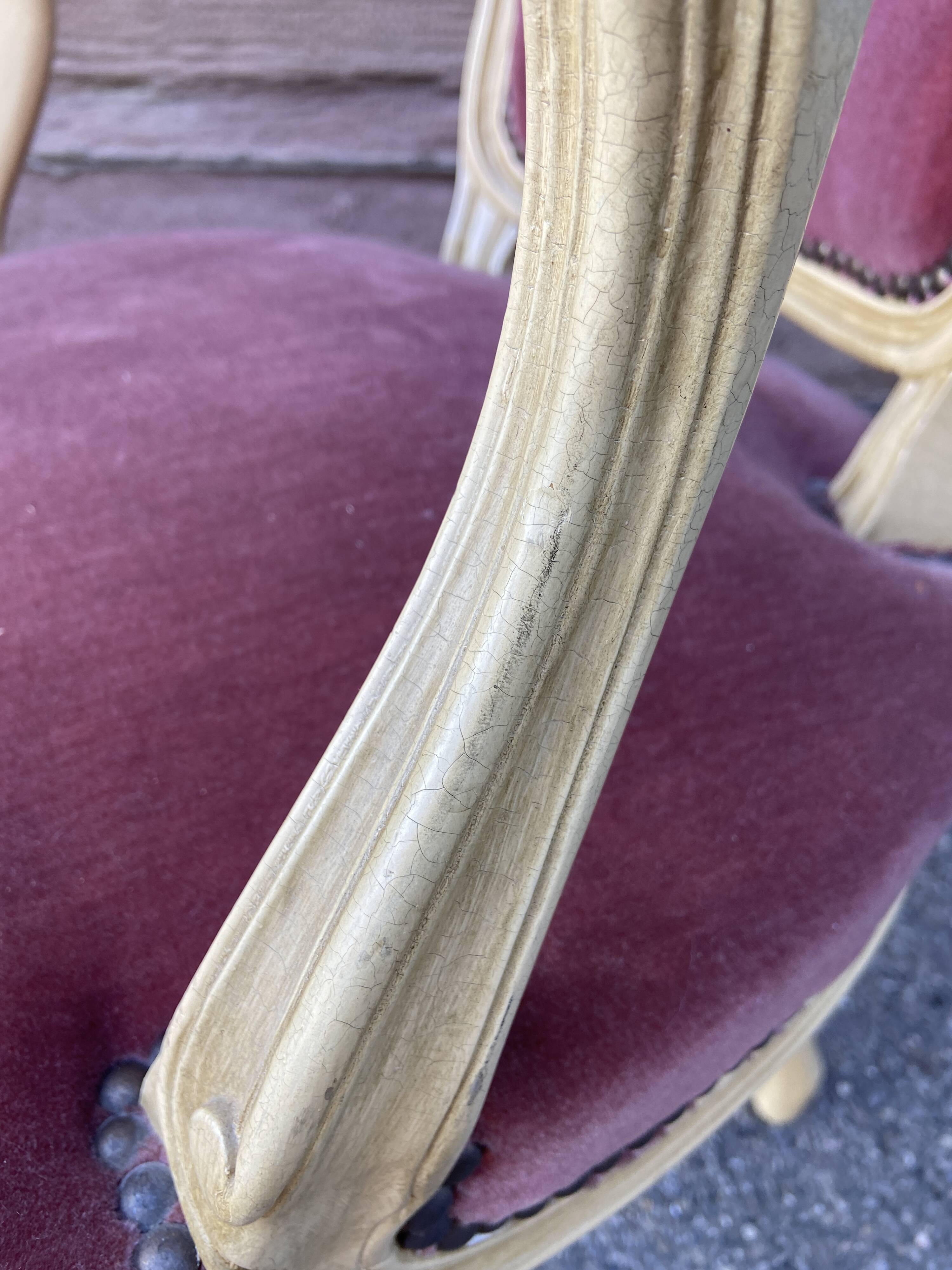 Cabriolet L XV armchair