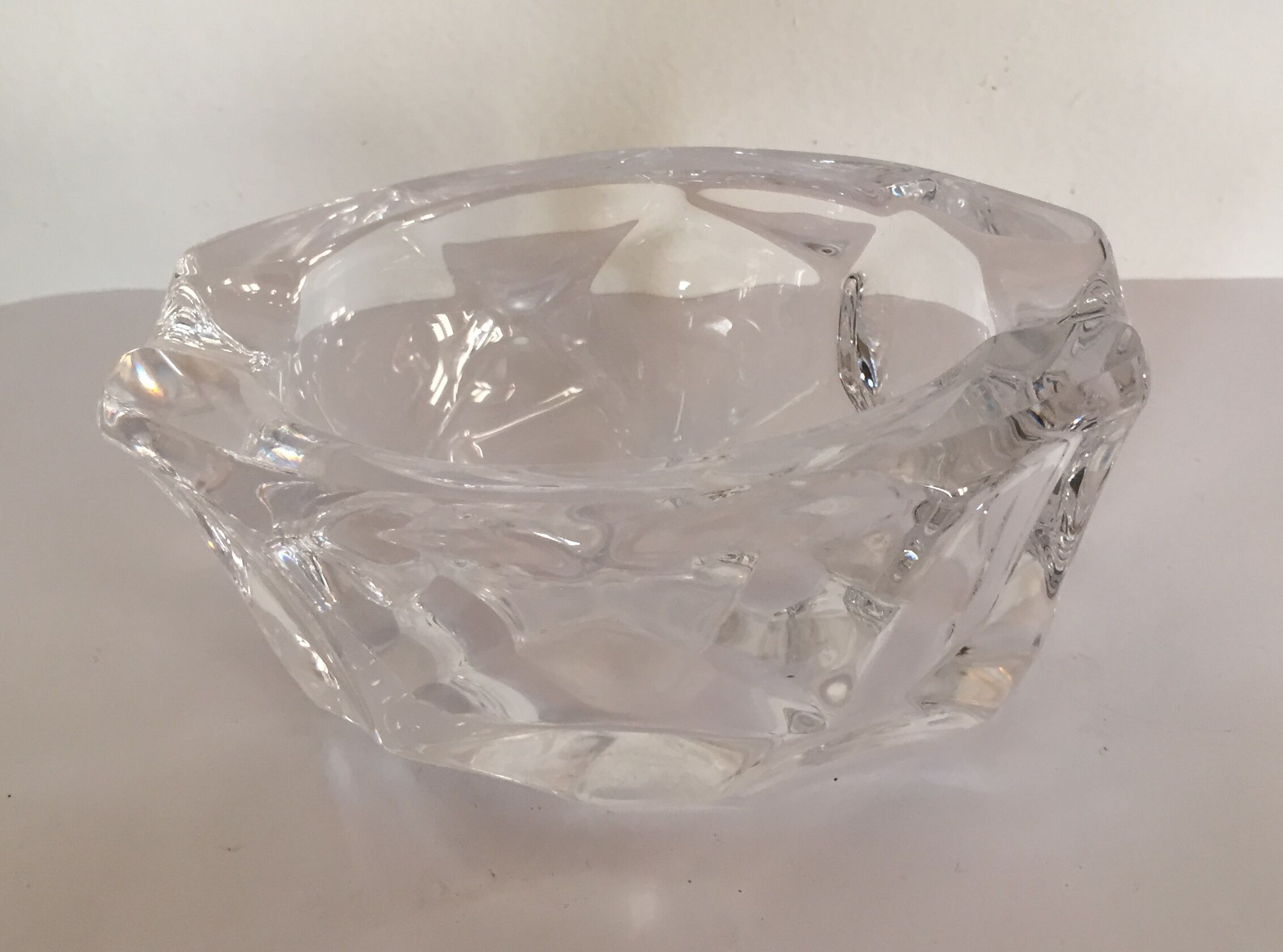 Crystal ashtray