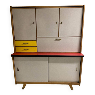 Buffet de cuisine vintage pieds compas