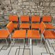 Lot de 8 chaises fauteuil 1970"