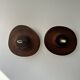 Pair of Scandinavian trunk hooks