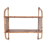 Vintage rattan floor