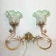Apply bronze and glass art deco 1930s.