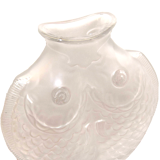 Crystal fish vase by bayel royal crystal of champagne