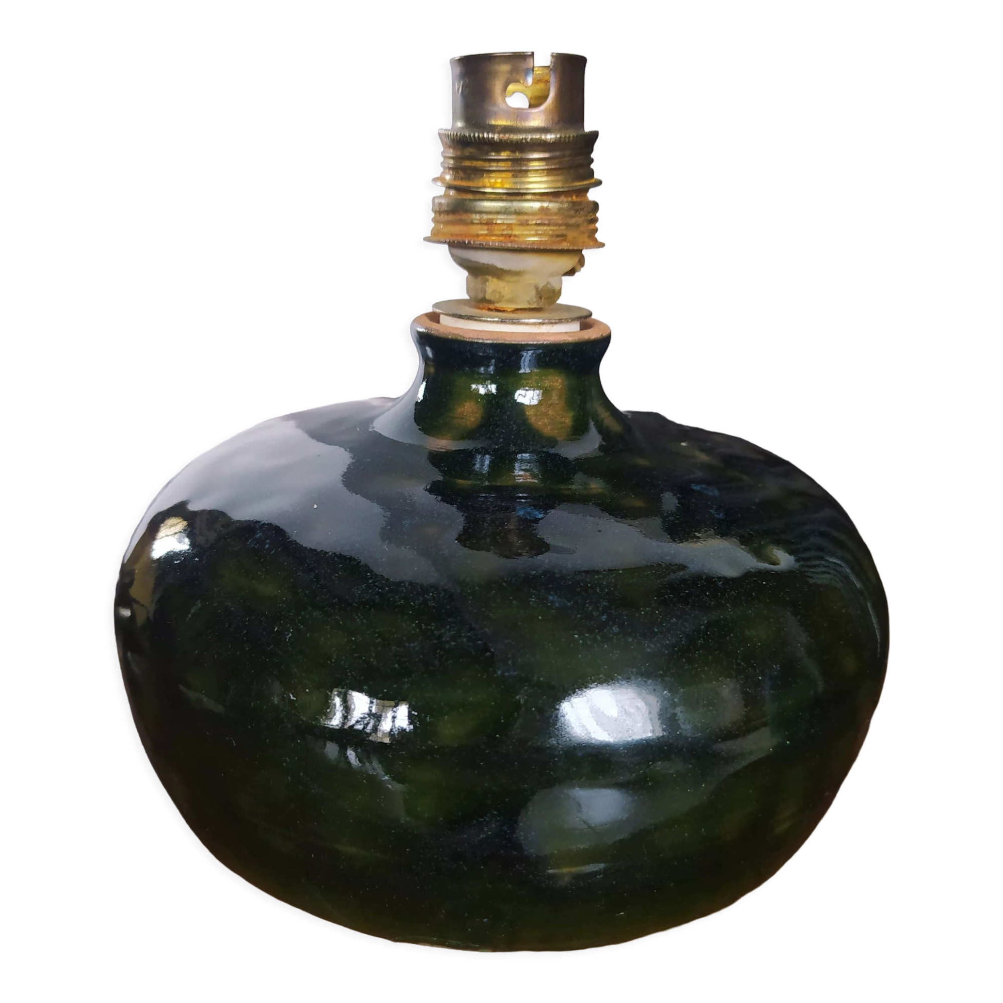 Lamp foot in glazed ceramic from Vezenobres