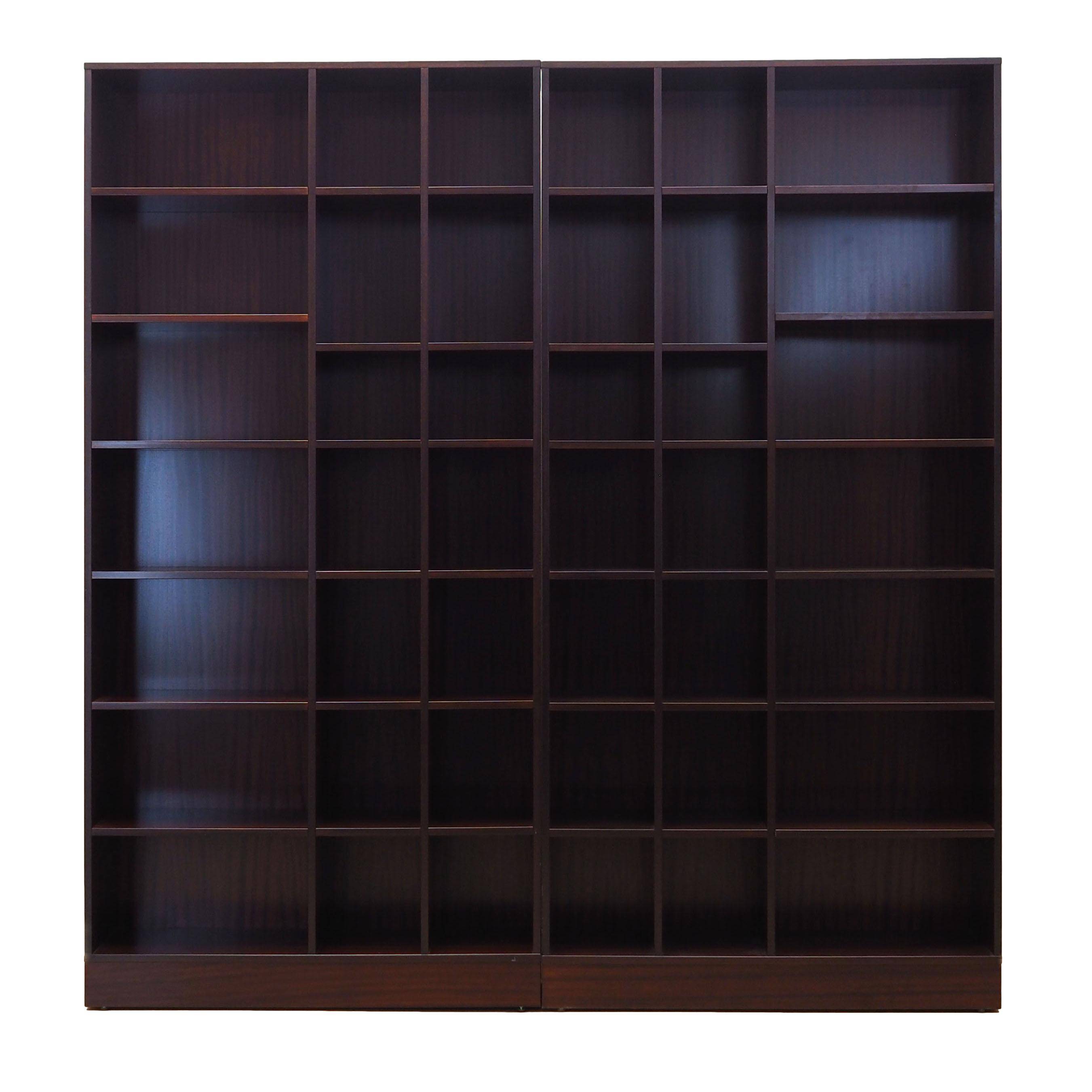 Set of mahogany bookcases, Danish design, 1970s, production: Denmark