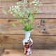 Vintage opaque glass vase