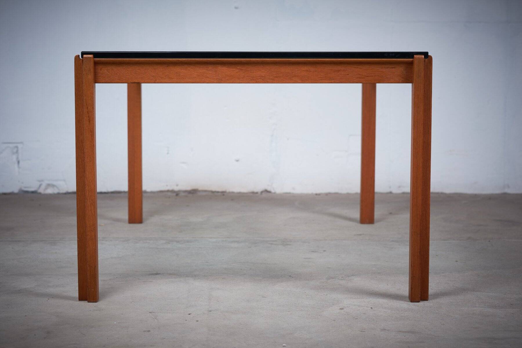 Teak and Glass Coffee Table, Denmark, 1960s
