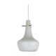 Original midcentury opal glass tube hanging light, italy, 1950