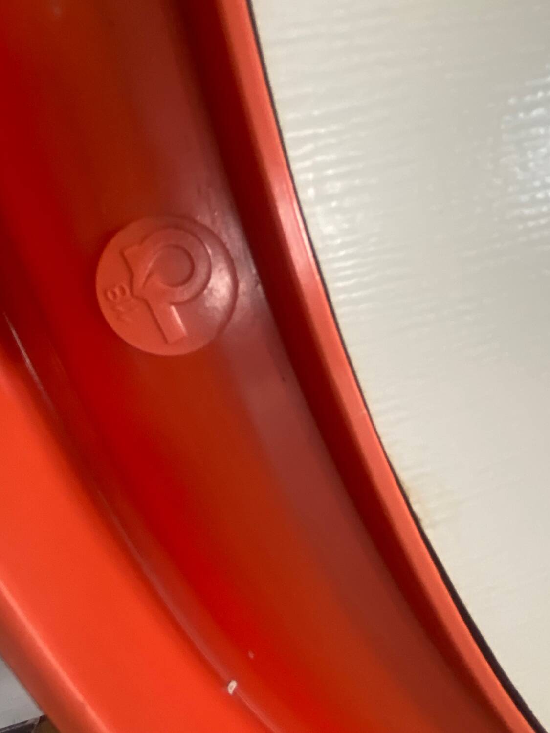 Carrara & Matta Orange Bakelite Mirror