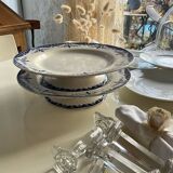 2 cake plates 'iron earth'