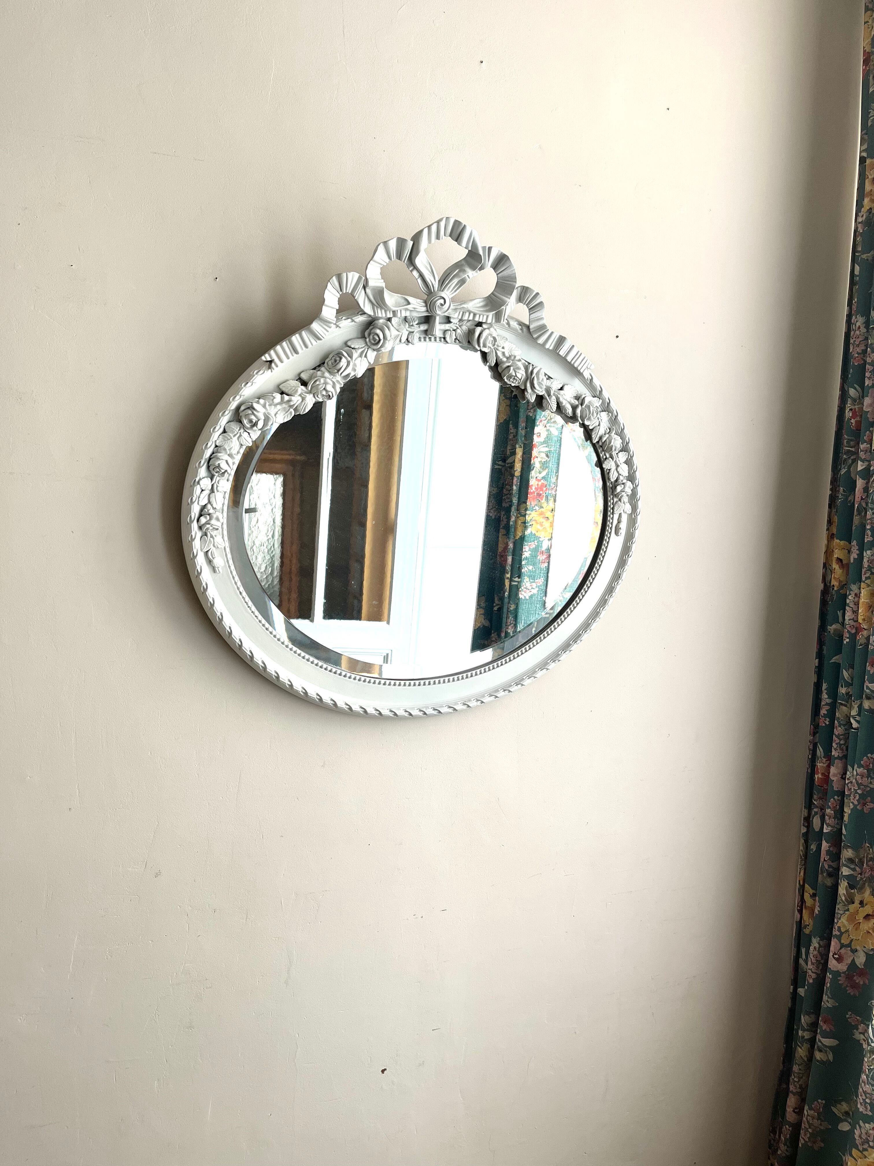 Antique stucco mirror