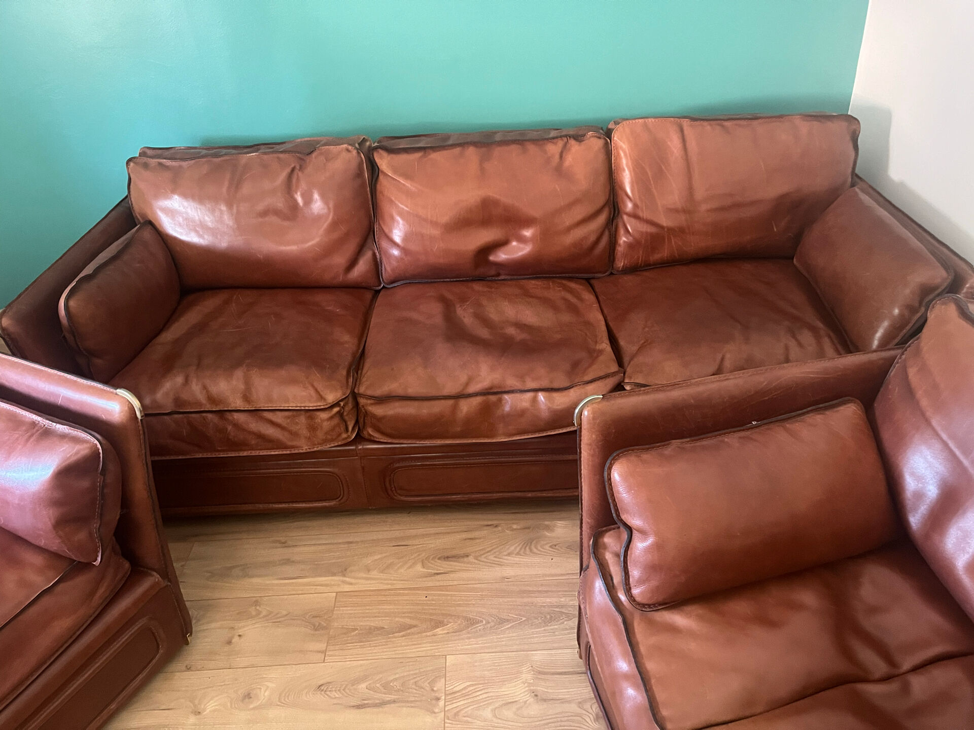 Roche Bobois leather sofa