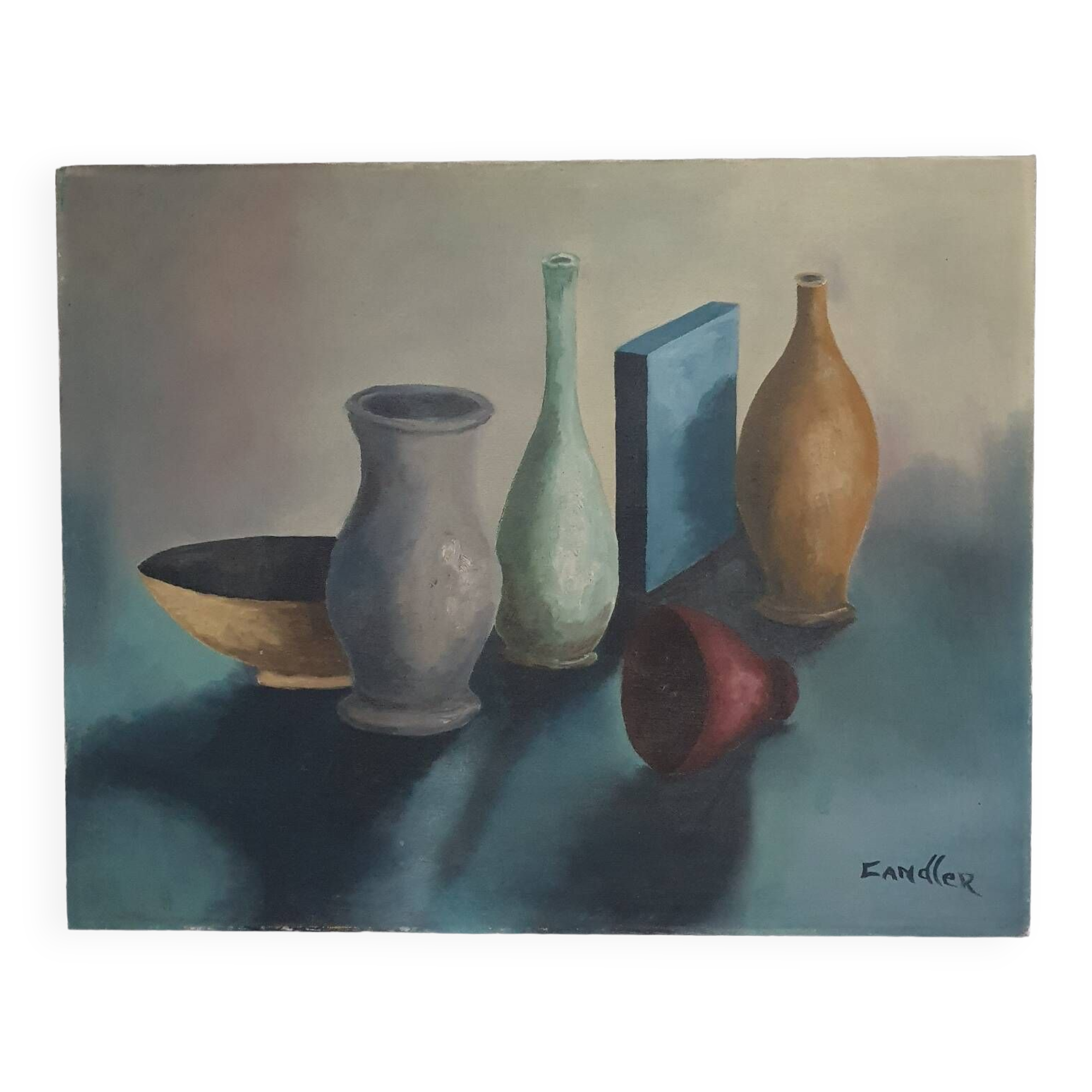 Still life in oil