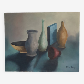 Still life in oil