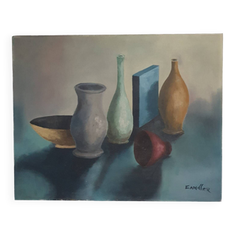 Still life in oil