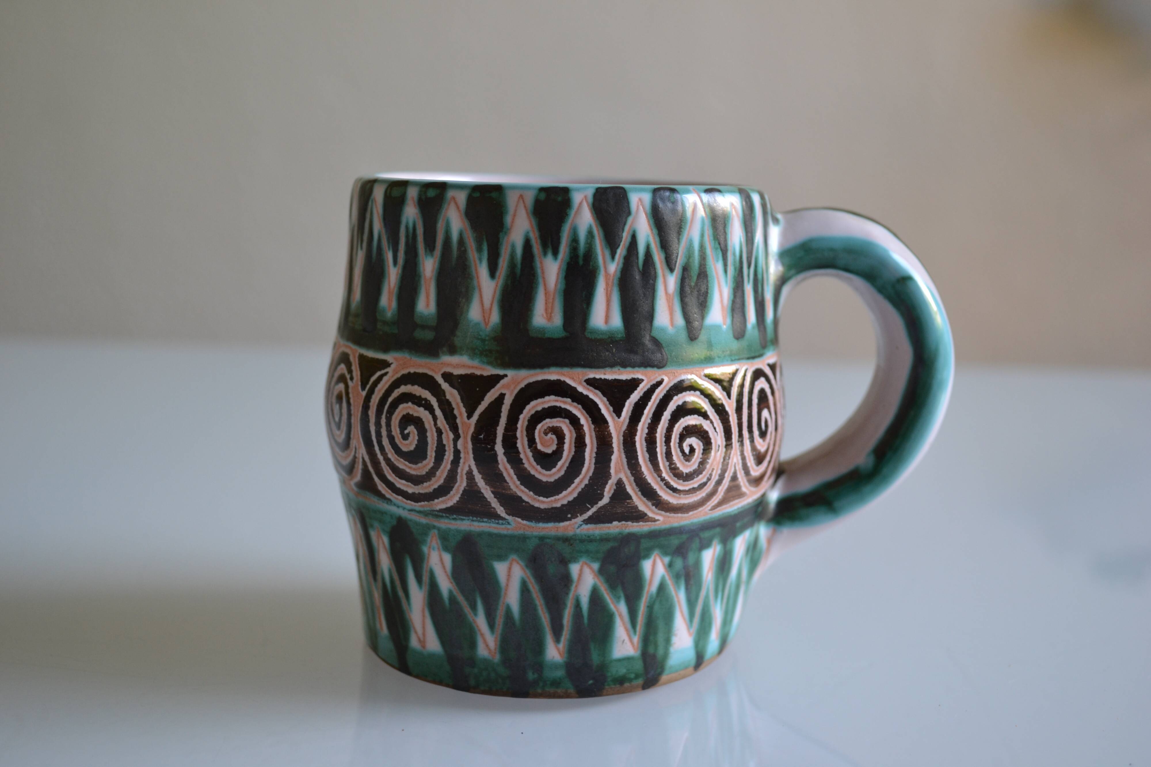 Robert Picault (1919-2000) in Vallauris Large Cup or Mug Ceramic
