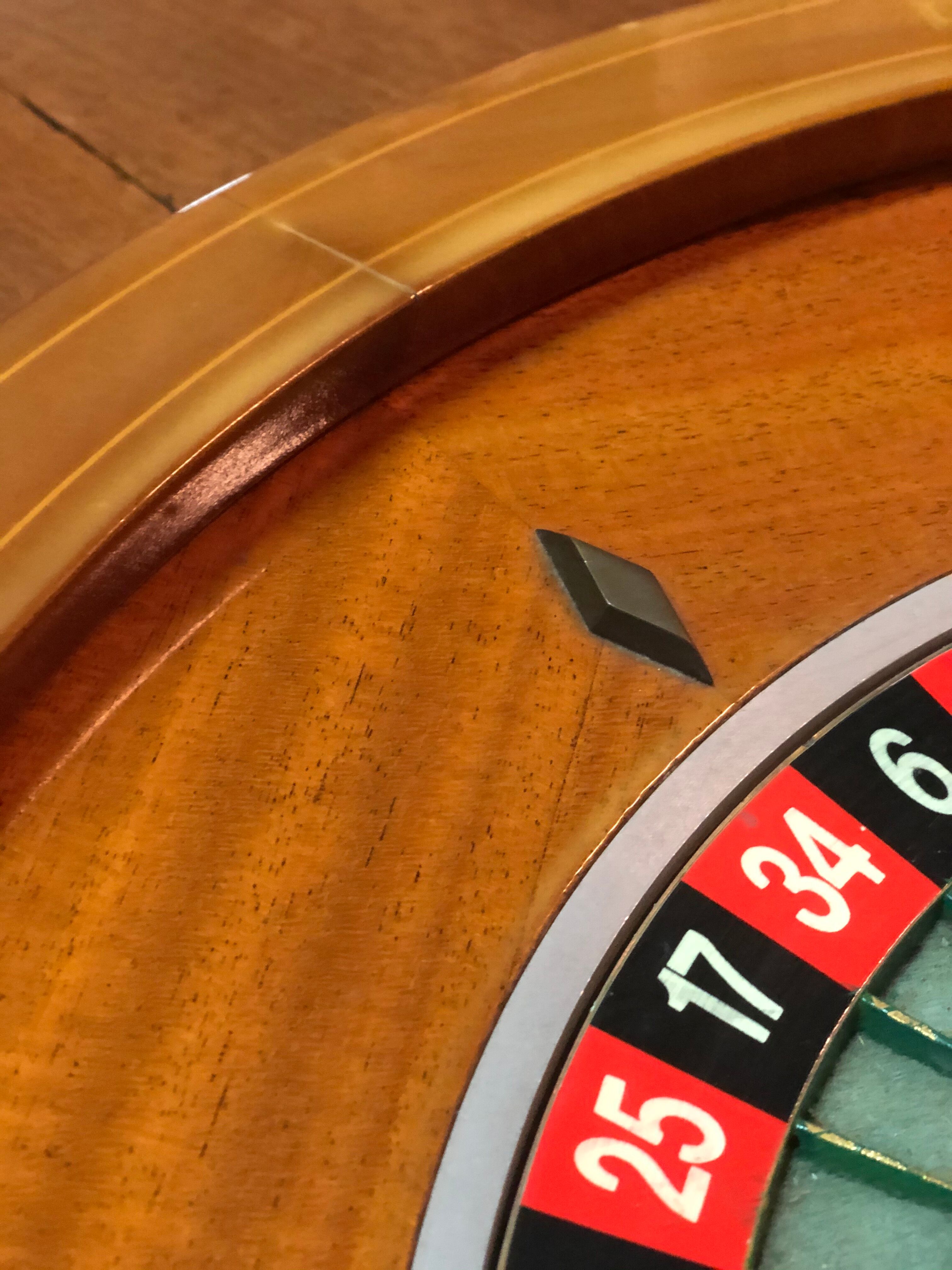 CARO mahogany casino roulette 60/70 years