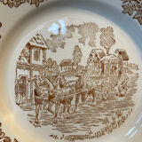 Set of 6 dessert plates Sarreguemines France
