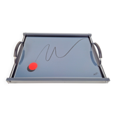 Vintage Postmodern Abstract Tray from Axis, Paris, 1980s