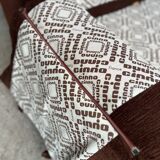 Cinna sofa kirk model brown velvet 1970 vintage
