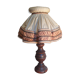 Turned wood lamp and lampshade 1930 fabrics and gallon