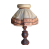 Turned wood lamp and lampshade 1930 fabrics and gallon