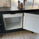 60s brutalist black sideboard