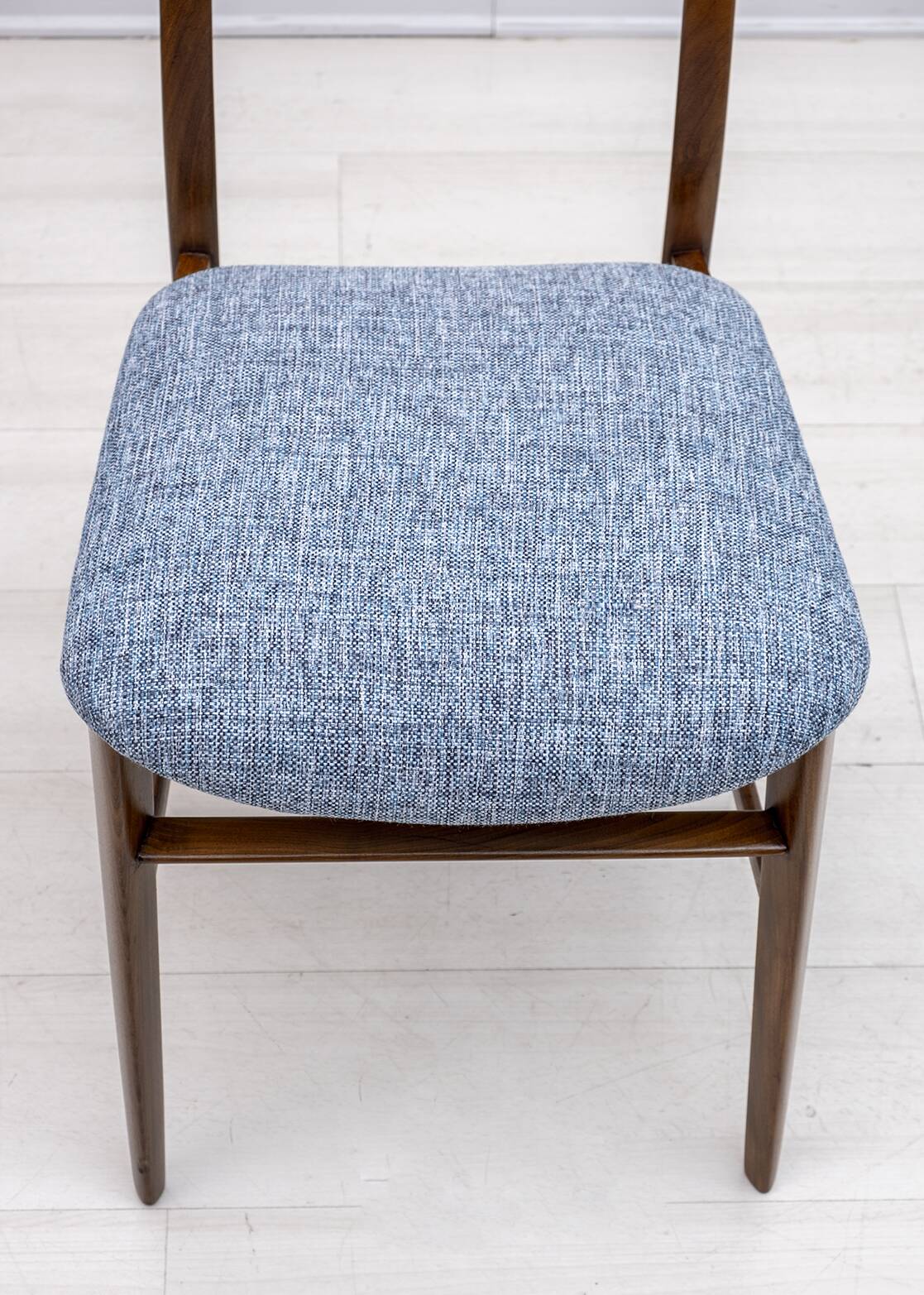 Six of Edmondo Palutari for Dassi Mid-Century Italian Teak Dining Chairs,50