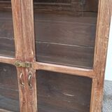 Armoire vitrée ancienne en bois