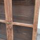 Antique wooden glass cabinet