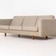 Canapé 3 places GE300 par Hans J. Wegner pour Getama