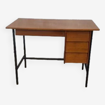 Vintage wood and metal desk