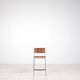 Tabouret de bar en aluminium laqué « Miss B » par Tito Agnoli
