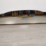 Art Deco brass mirror