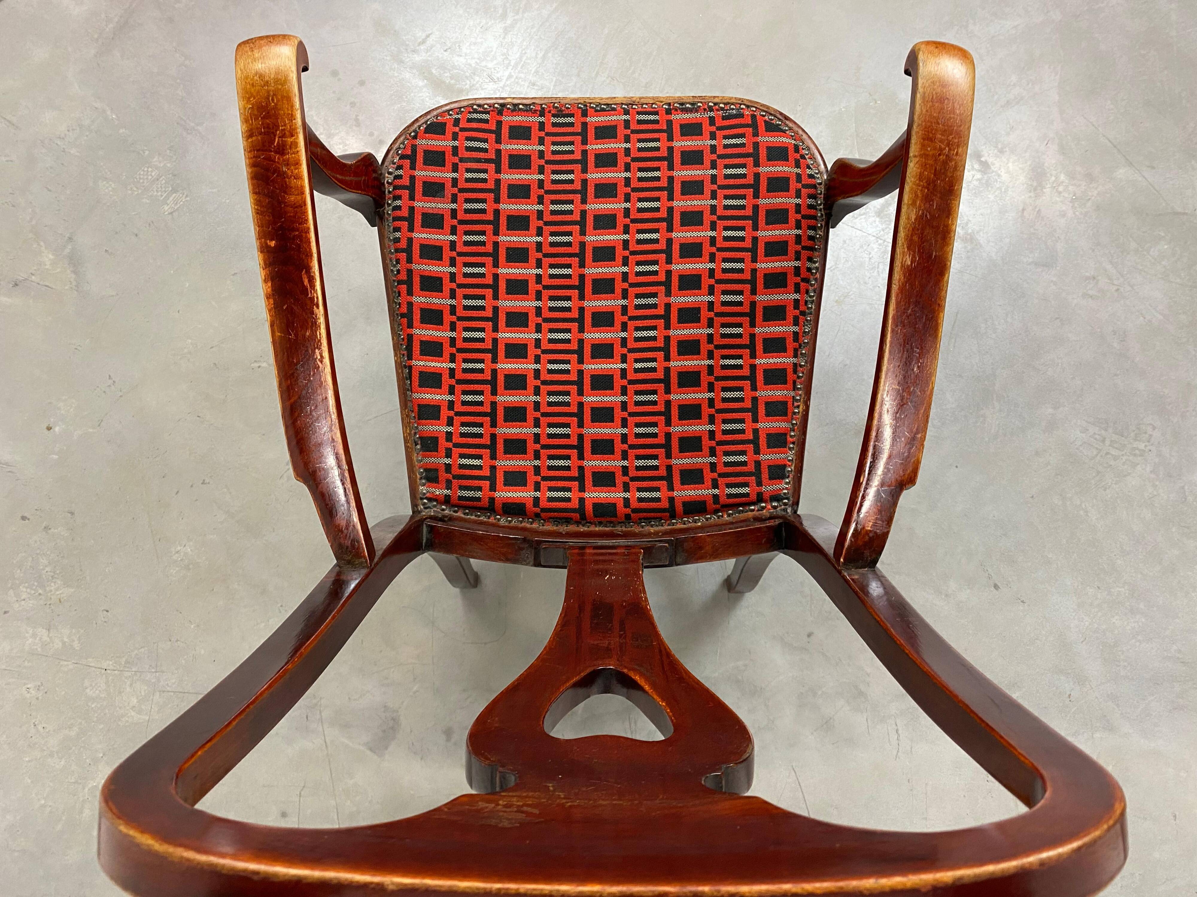 Pair of Secessionist armchairs Atr. Adolf Loos Ex. by Thonet