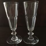 Set of seven champagne flutes