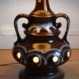 Floor lamp ceramic openwork floor lamp 70s 1970