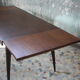 Table extensible vintage pieds compas