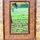Vintage mirror, bamboo, caning and rattan, circa 1960s