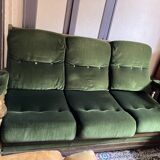 Velvet sofa bed