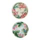 Duo of antique slip plates
