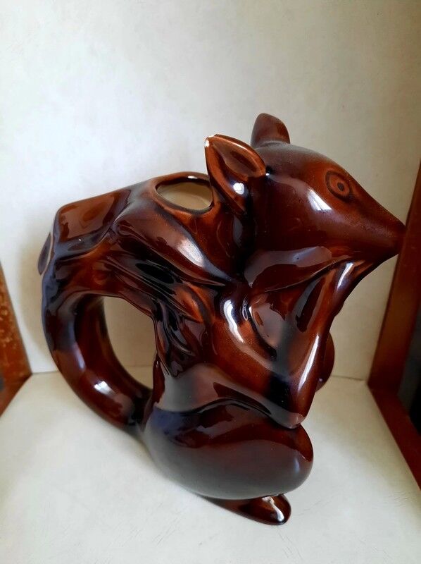 Very vintage squirrel-shaped decanter