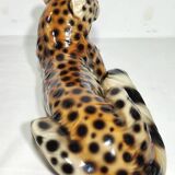 Leopardo de cerámica. España, 1960s.