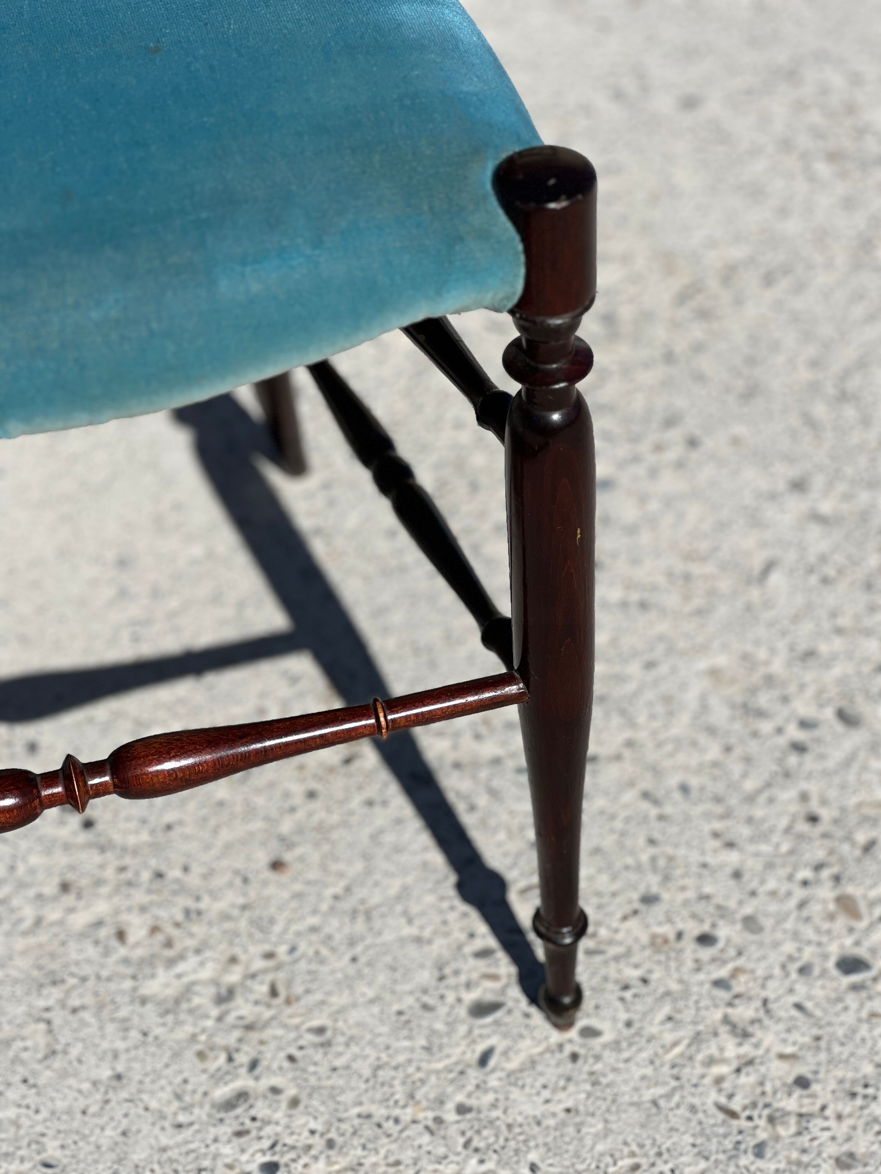 Set of 4 Campanino Chiavari chairs for Fratelli Levaggi 1950